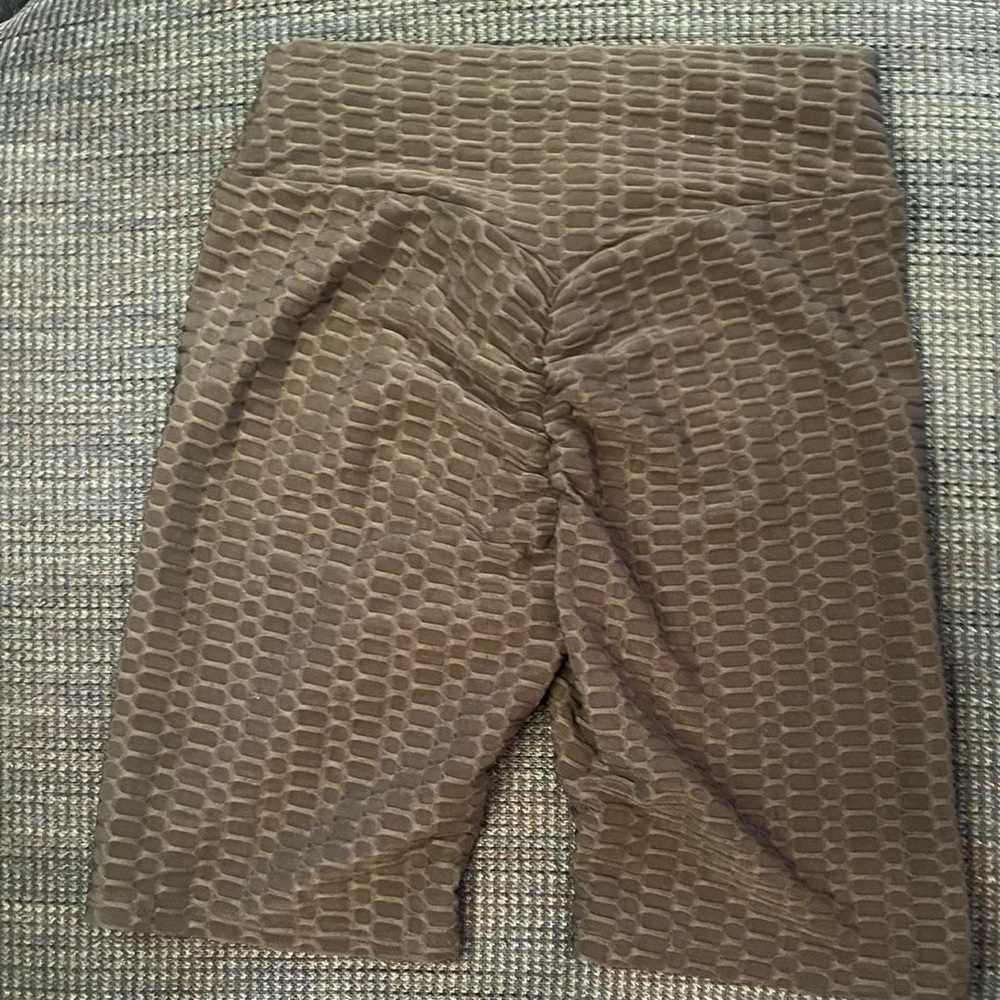Textured Scrunch Forever 21 Workout Shorts